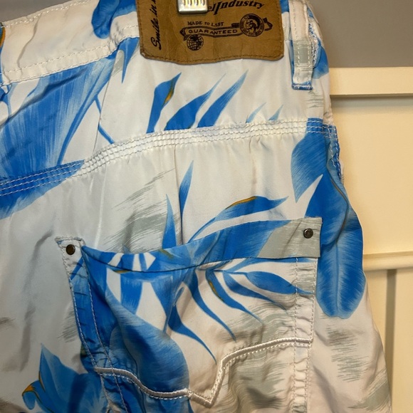 Vintage Diesel Industry palm leaves swim shorts - Picture 13 of 16